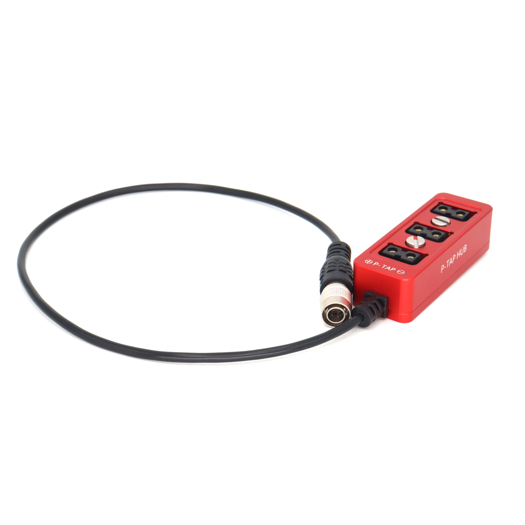 Hirose 4Pin Power Out to 3 Port D-tap/P tap Splitter Cable for Sony F5 F55 FS7 Camera