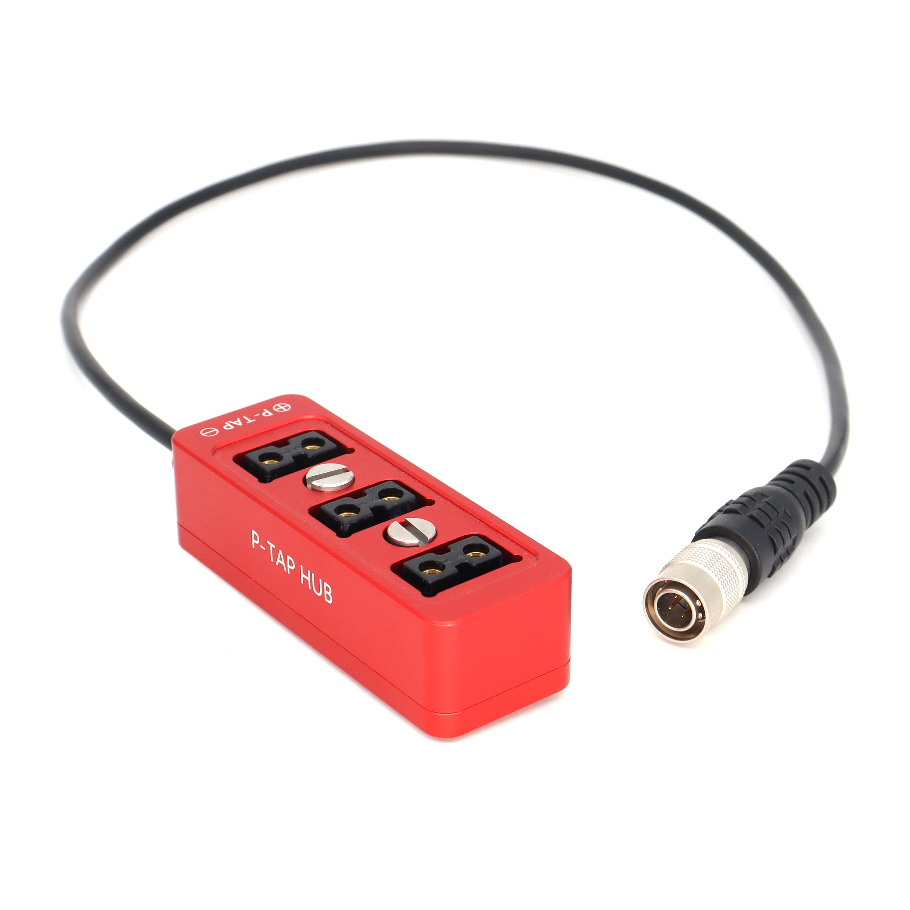 Hirose 4Pin Power Out to 3 Port D-tap/P tap Splitter Cable for Sony F5 F55 FS7 Camera