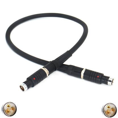 Power Cable RS 3Pin(Black) Male to RS 3Pin(Black) Male for SONY CineAlta Cable