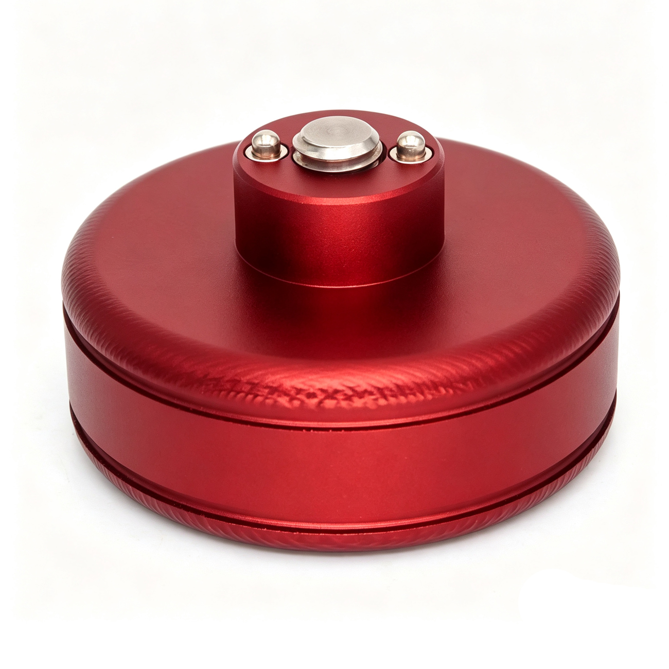 Camera Handle Round Knob with 3/8"-16 or 1/4"-20 Screw & Spring-Loaded Locating Pin, M6 Screw with ARRI Standard Gear