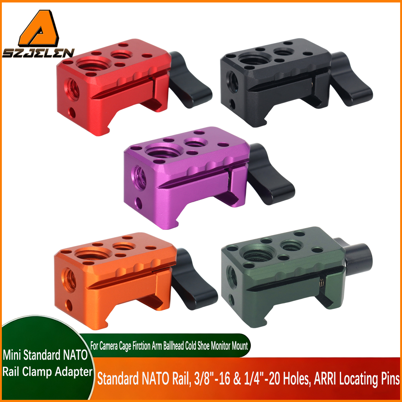 NATO Clamp, NATO Rail Lock Clamps Quick Release with 1/4