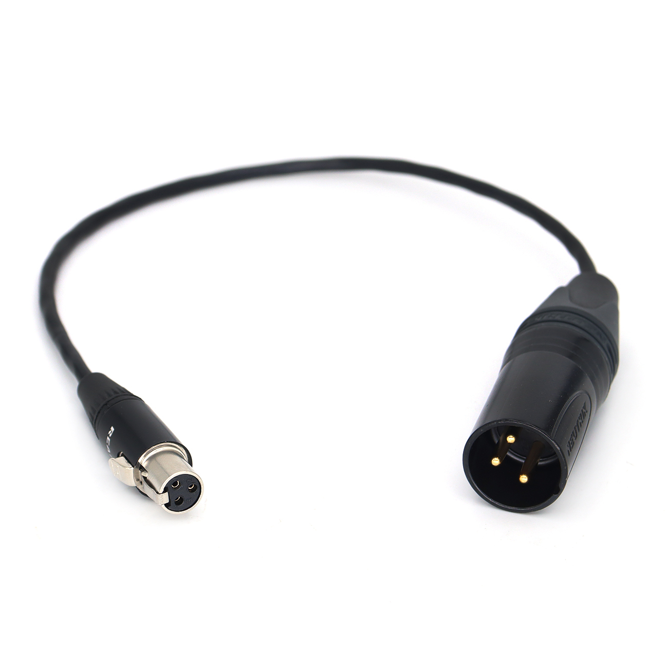 XLR 3Pin Male to Mini XLR 3Pin Female (TA3F) Adapter Audio Cable, Professional Audio Equipment