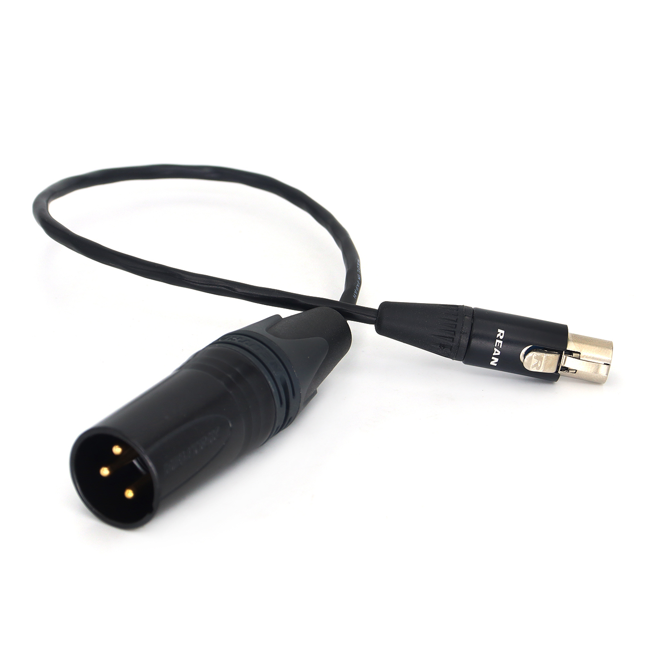 XLR 3Pin Male to Mini XLR 3Pin Female (TA3F) Adapter Audio Cable, Professional Audio Equipment