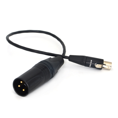 XLR 3Pin Male to Mini XLR 3Pin Female (TA3F) Adapter Audio Cable, Professional Audio Equipment