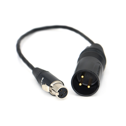 XLR 3Pin Male to Mini XLR 3Pin Female (TA3F) Adapter Audio Cable, Professional Audio Equipment