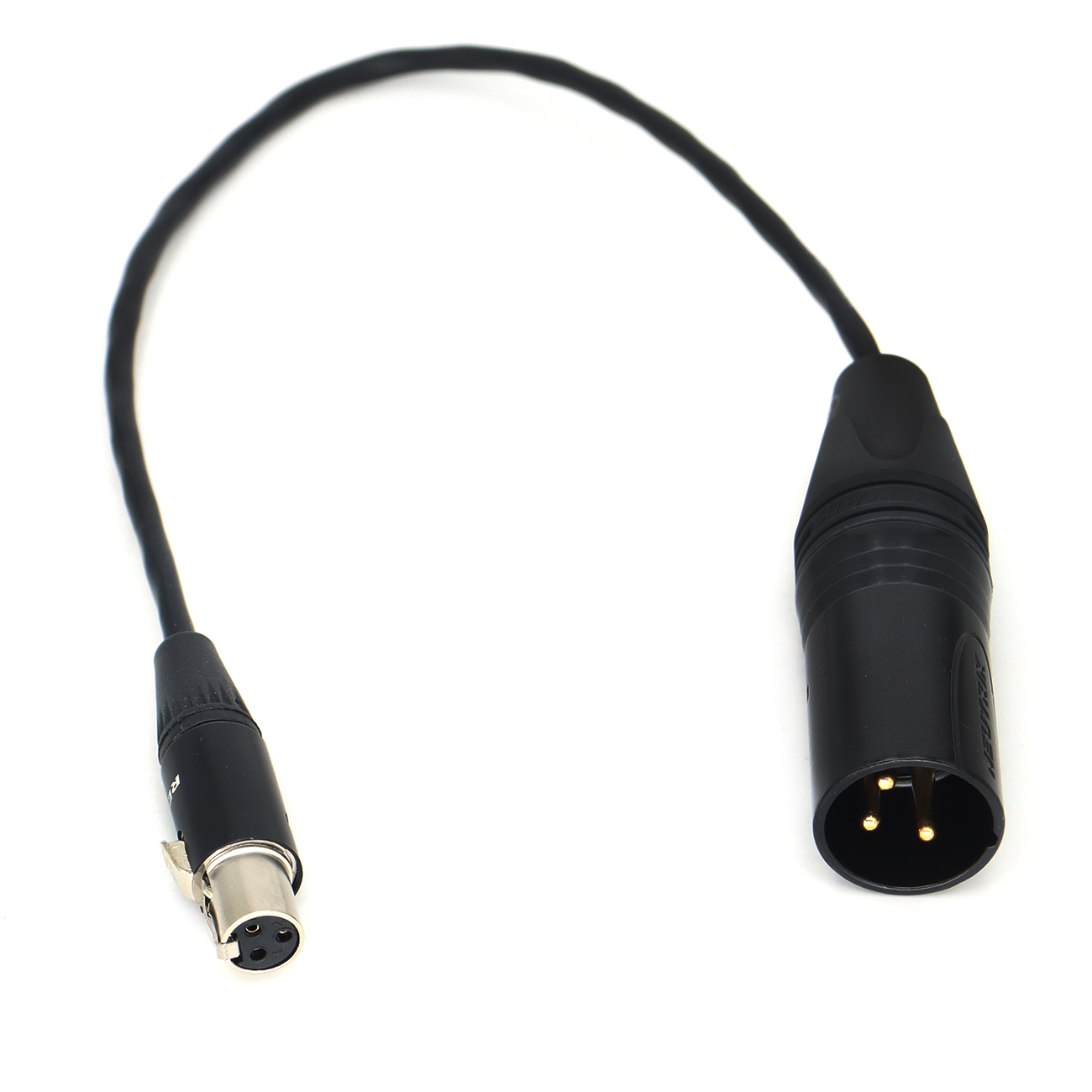 XLR 3Pin Male to Mini XLR 3Pin Female (TA3F) Adapter Audio Cable, Professional Audio Equipment