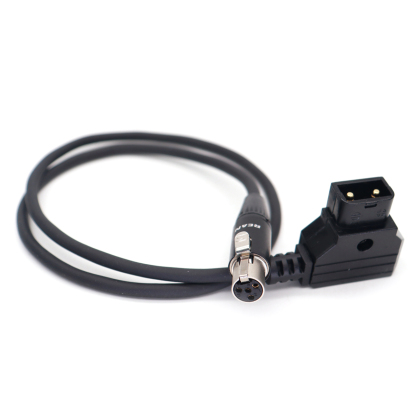 Power Cable D-TAP to Mini XLR 4Pin Female for Sound Devices 833/Scorpio