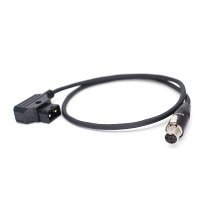 Power Cable D-TAP to Mini XLR 4Pin Female for Sound Devices 833/Scorpio