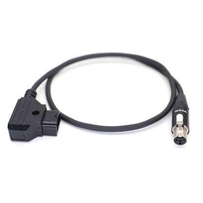 Power Cable D-TAP to Mini XLR 4Pin Female for Sound Devices 833/Scorpio