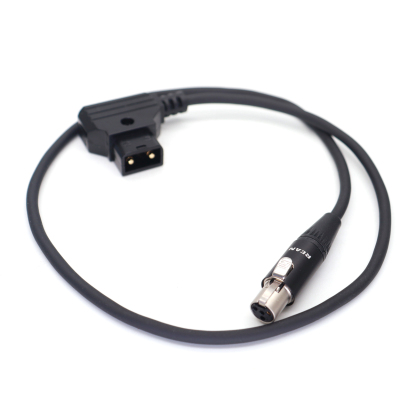 Power Cable D-TAP to Mini XLR 4Pin Female for Sound Devices 833/Scorpio
