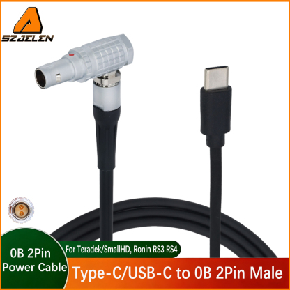 Power Cable Ronin RS3 RS4 Type-C Power Supply To FGG 0B 2Pin for Teradek