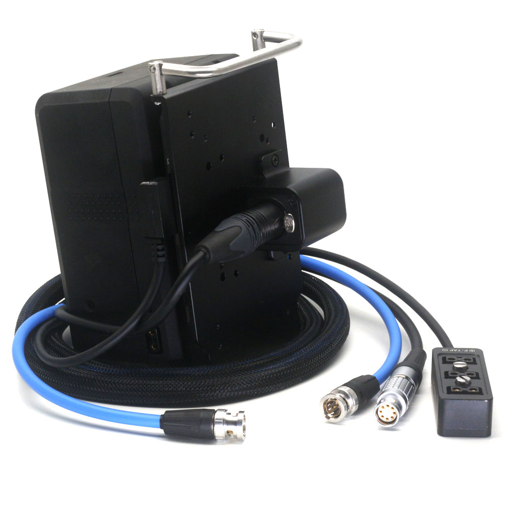 V-mount To XLR 4pin Power Output Handle fixing plate for ARRI mini miniLF, RED V-RAPTOR komodo X, SONY CineAlta Venic camera