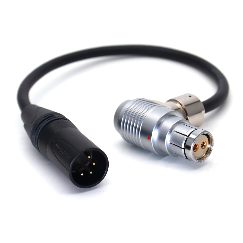 Power Cable D-tap XLR 3Pin/4Pin to Fischer 105 2Pin Female for ARRI Alexa LF XT SXT SR3 435 535 235