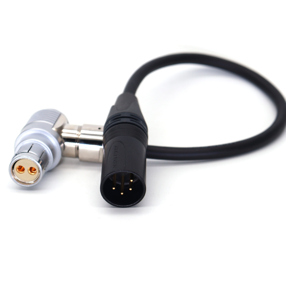 Power Cable D-tap XLR 3Pin/4Pin to Fischer 105 2Pin Female for ARRI Alexa LF XT SXT SR3 435 535 235