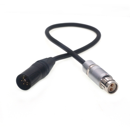 Power Cable D-tap XLR 3Pin/4Pin to Fischer 105 2Pin Female for ARRI Alexa LF XT SXT SR3 435 535 235