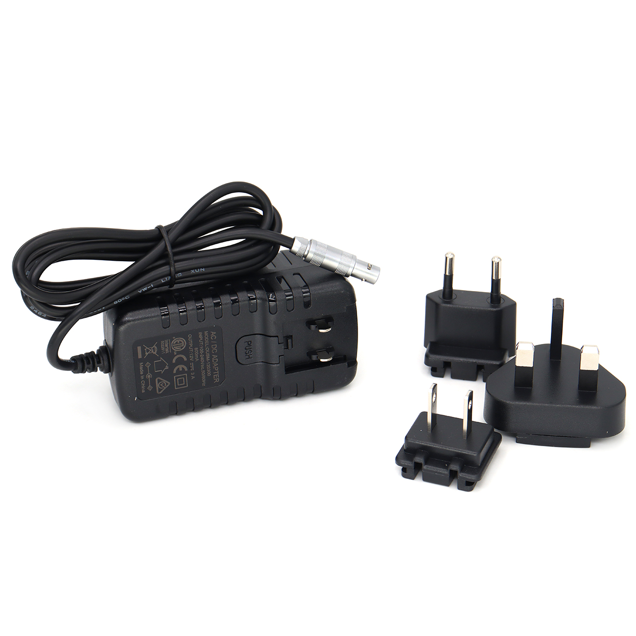 12V Power Adapter Cable FFA 0S 304 4Pin to Universal AC for Z CAM E2 Camera