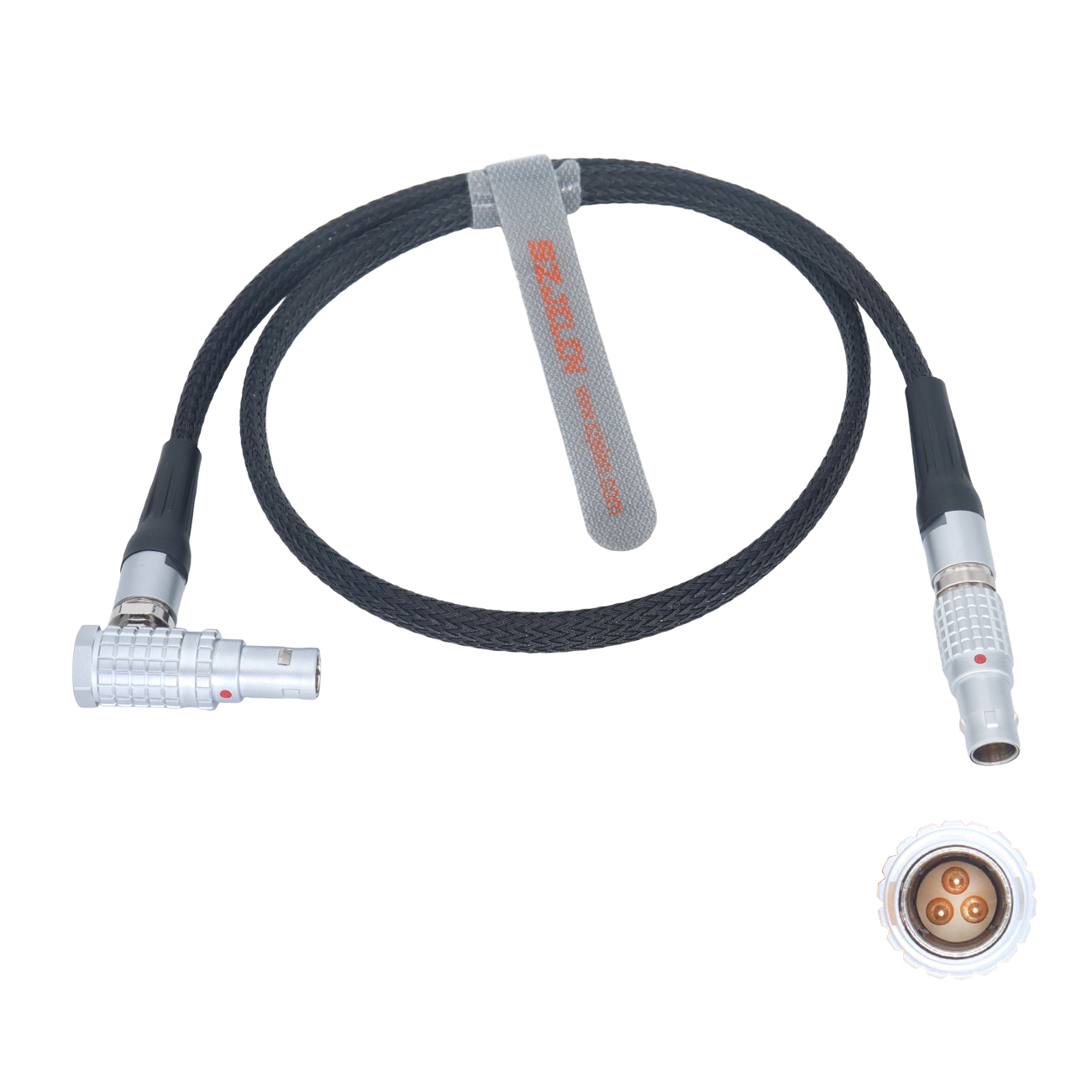 Steadicam Volt Power Cable 0B 3Pin Male to Elbow 0B 3Pin Male for 