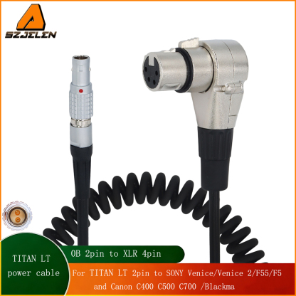 MotoCrane Titan LT Remote PTZ 14.4V 0B 2Pin To XLR 4Pin Female For SONY Venice/F55/F5 and Canon C400/Blackmagic URSA