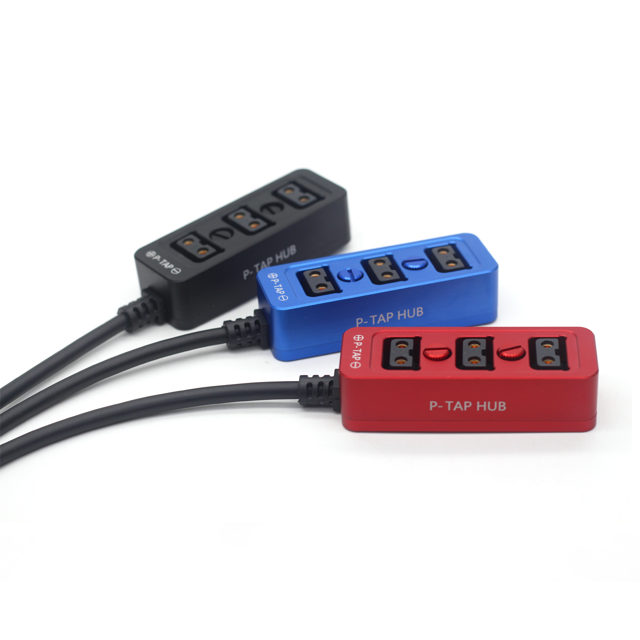 D-TAP to 3 D-tap Camera Power Three Way Splitter D-TAP Distributor with 1/4‘’ screw