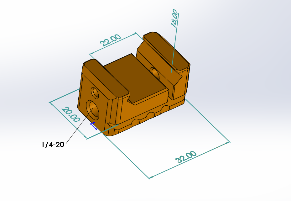 NATO Clamp, NATO Rail Lock Clamps Quick Release with 1/4" 3/8" ARRI Thread, Standard NATO Clamp for Camera Cage Friction Arm Bal