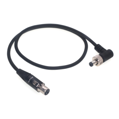 Power Cable TA4F Mini XLR 4Pin Female to Locking DC 5.5*2.5mm for Sound Devices 833/Scorpio
