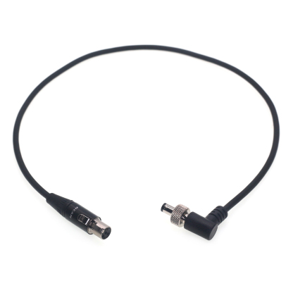 Power Cable TA4F Mini XLR 4Pin Female to Locking DC 5.5*2.5mm for Sound Devices 833/Scorpio