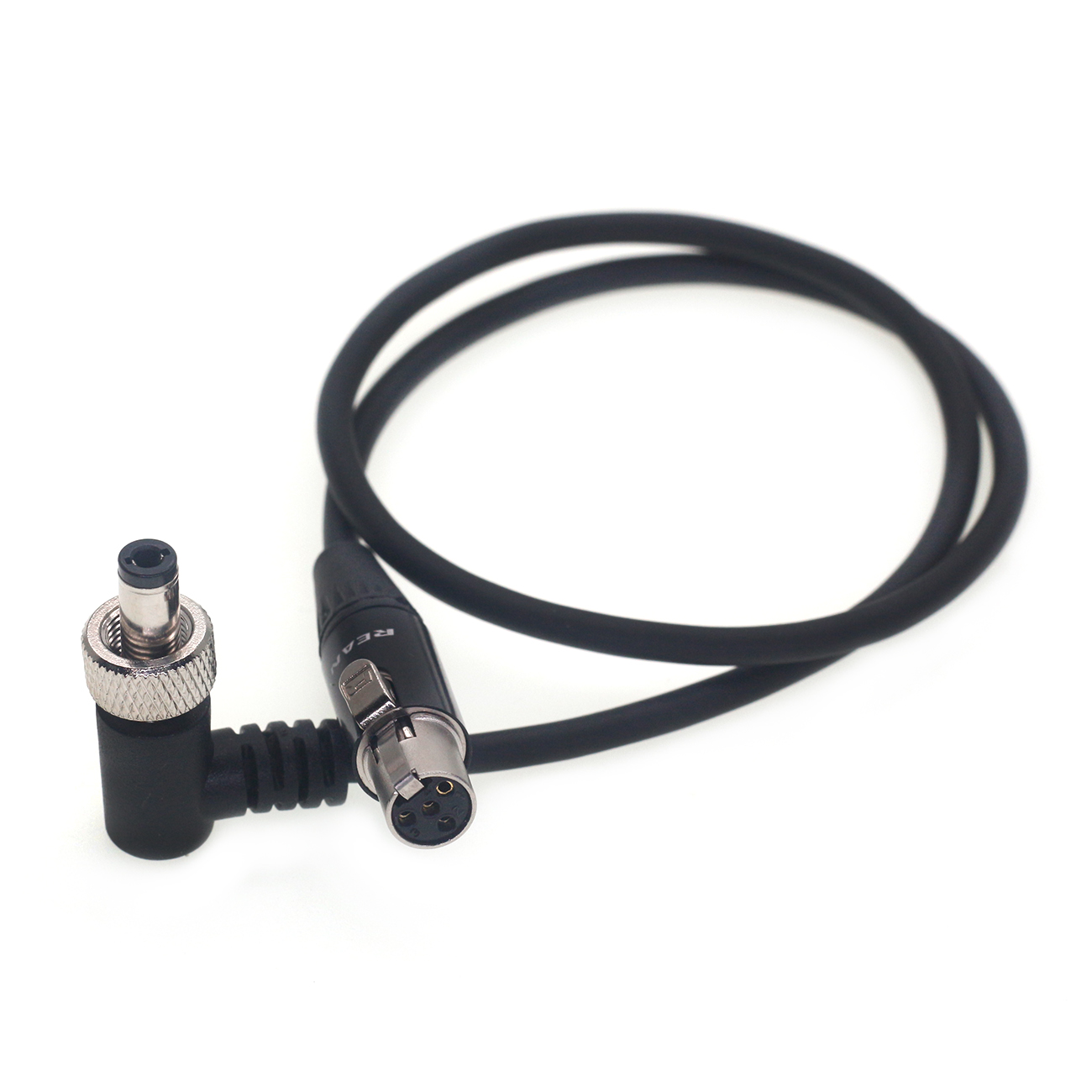 Power Cable TA4F Mini XLR 4Pin Female to Locking DC 5.5*2.5mm for Sound Devices 833/Scorpio