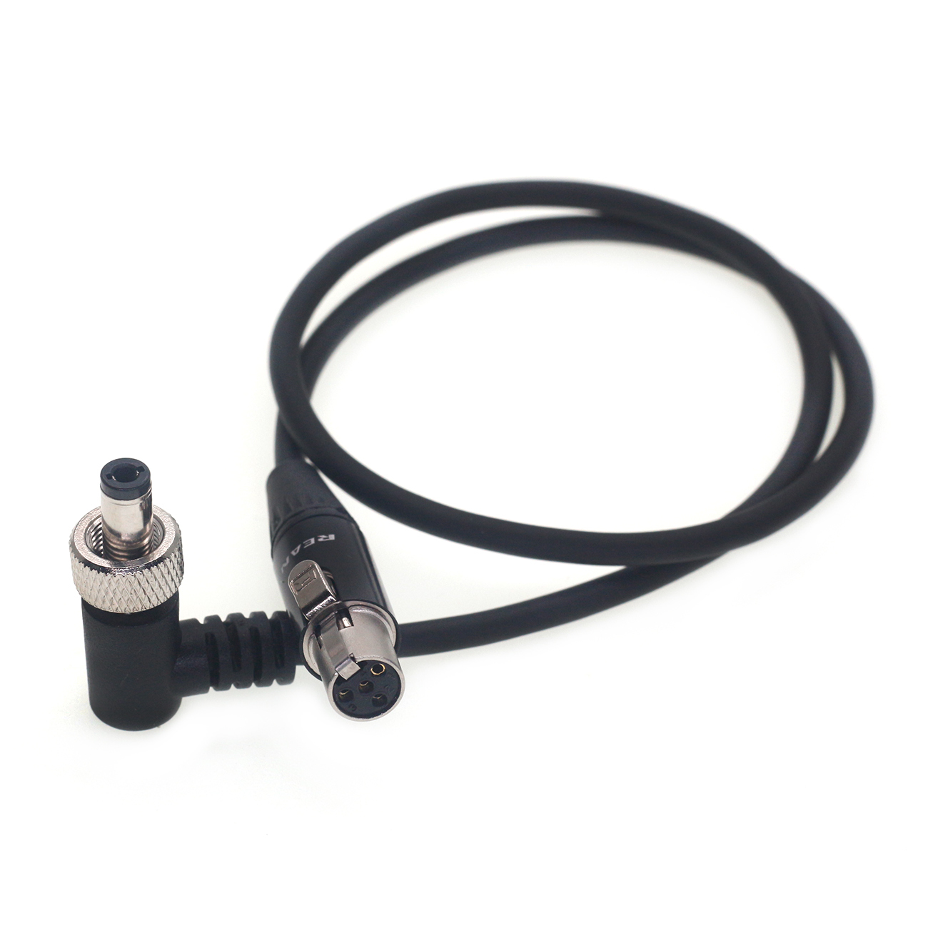 Power Cable TA4F Mini XLR 4Pin Female to Locking DC 5.5*2.5mm for Sound Devices 833/Scorpio