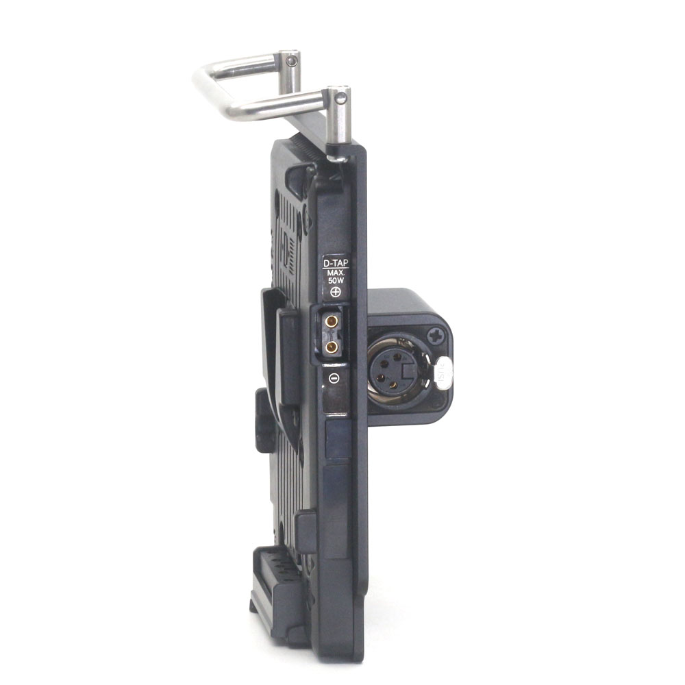 V-mount To XLR 4pin Power Output Handle fixing plate for ARRI mini miniLF, RED V-RAPTOR komodo X, SONY CineAlta Venic camera