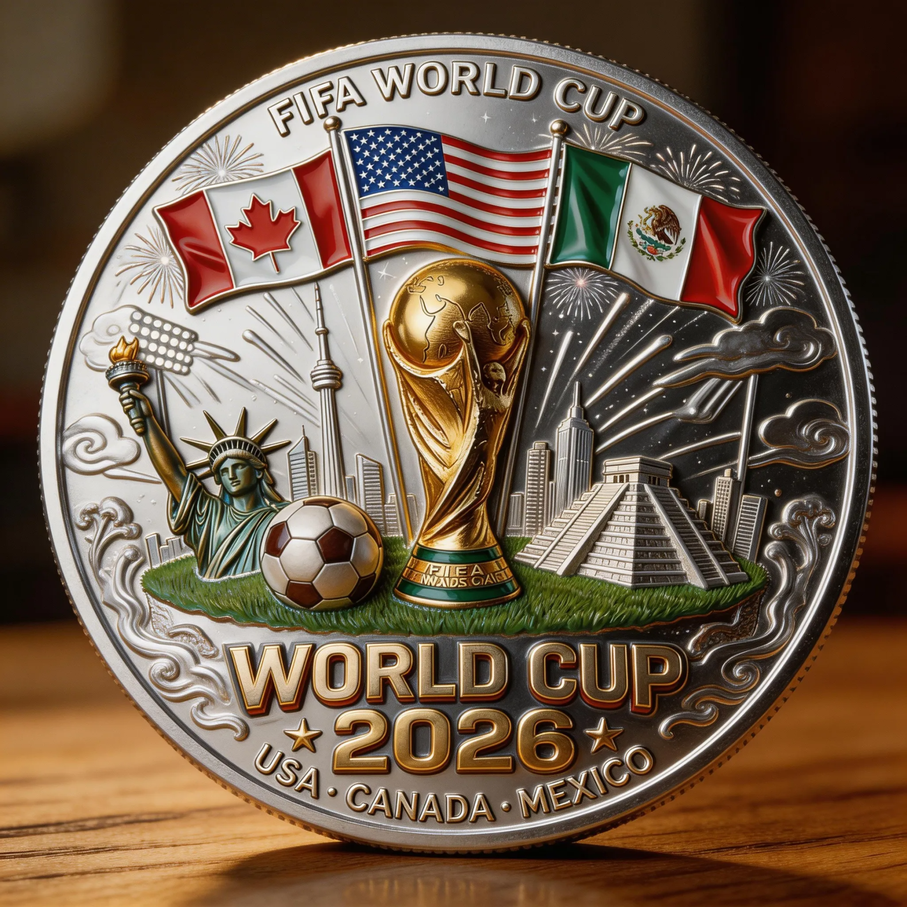 🚀Flash Sale 60% OFF ⚽ World Cup 2026 Commemorative Coin