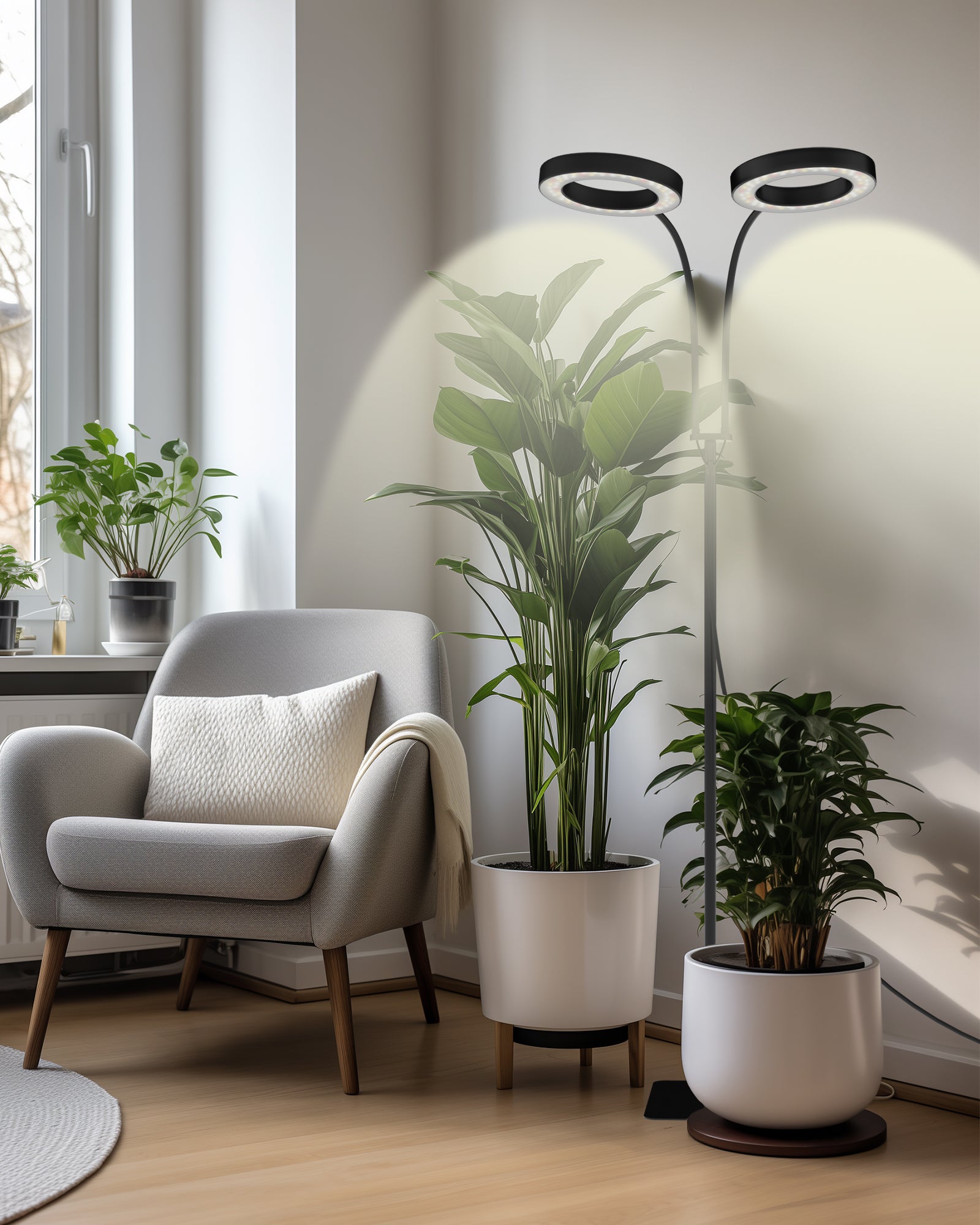 GLOWRIUM®Grow Light  Full Spectrum LED Floor Plant Light for Indoor Plants-G2