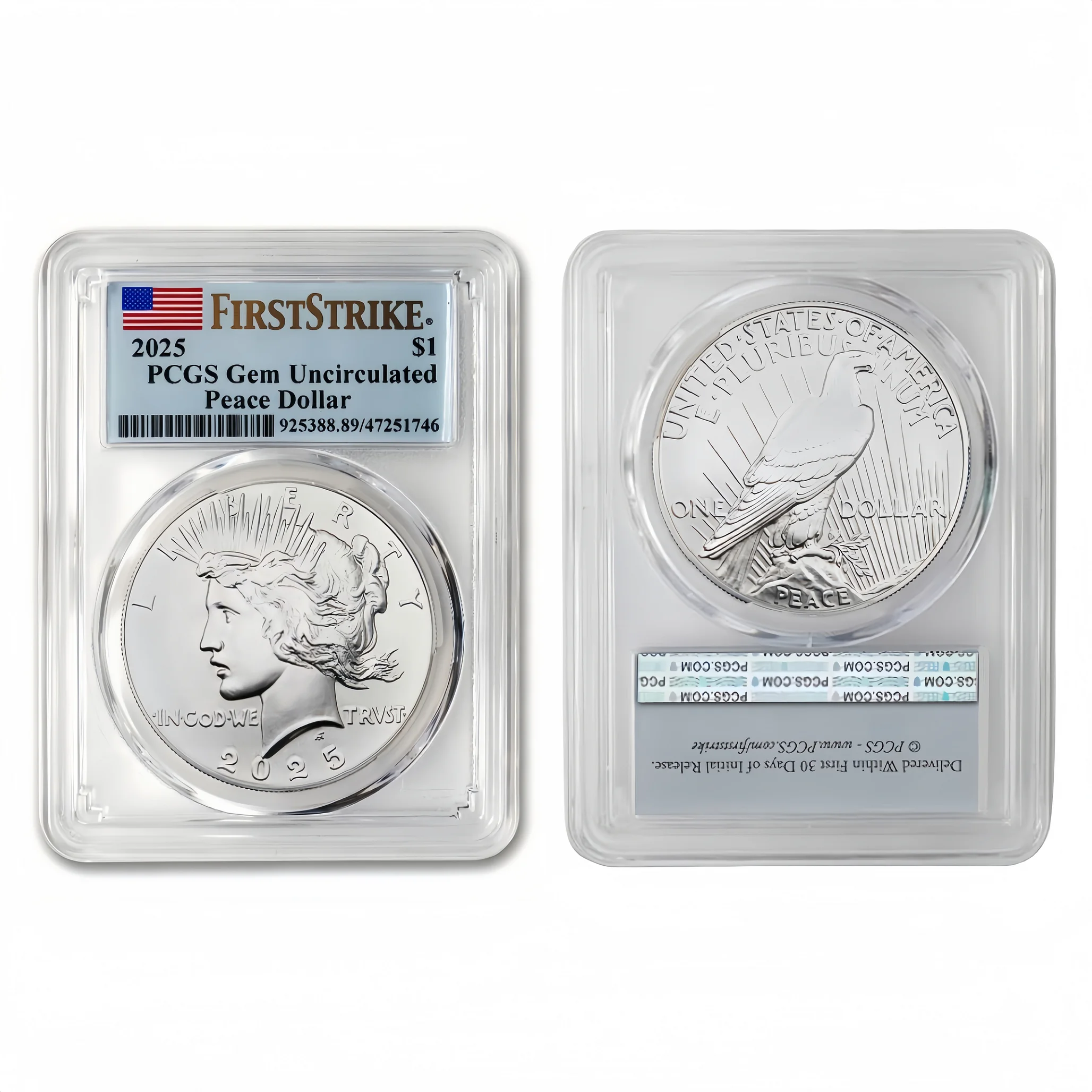 1 Oz 2025 Peace Silver Dollar – Pure Silver • Limited Release • Limited-Time Factory Price