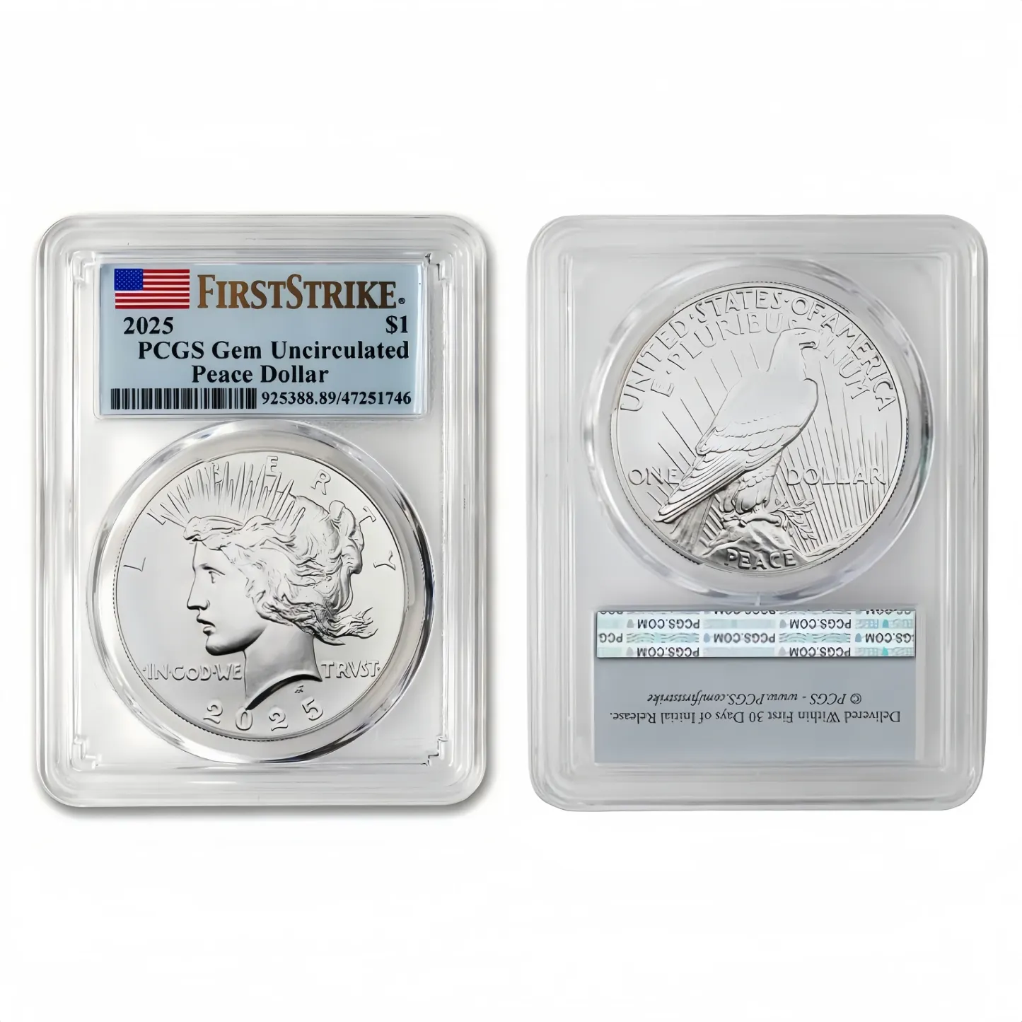 1 Oz 2025 Peace Silver Dollar – Pure Silver • Limited Release • Limited-Time Factory Price