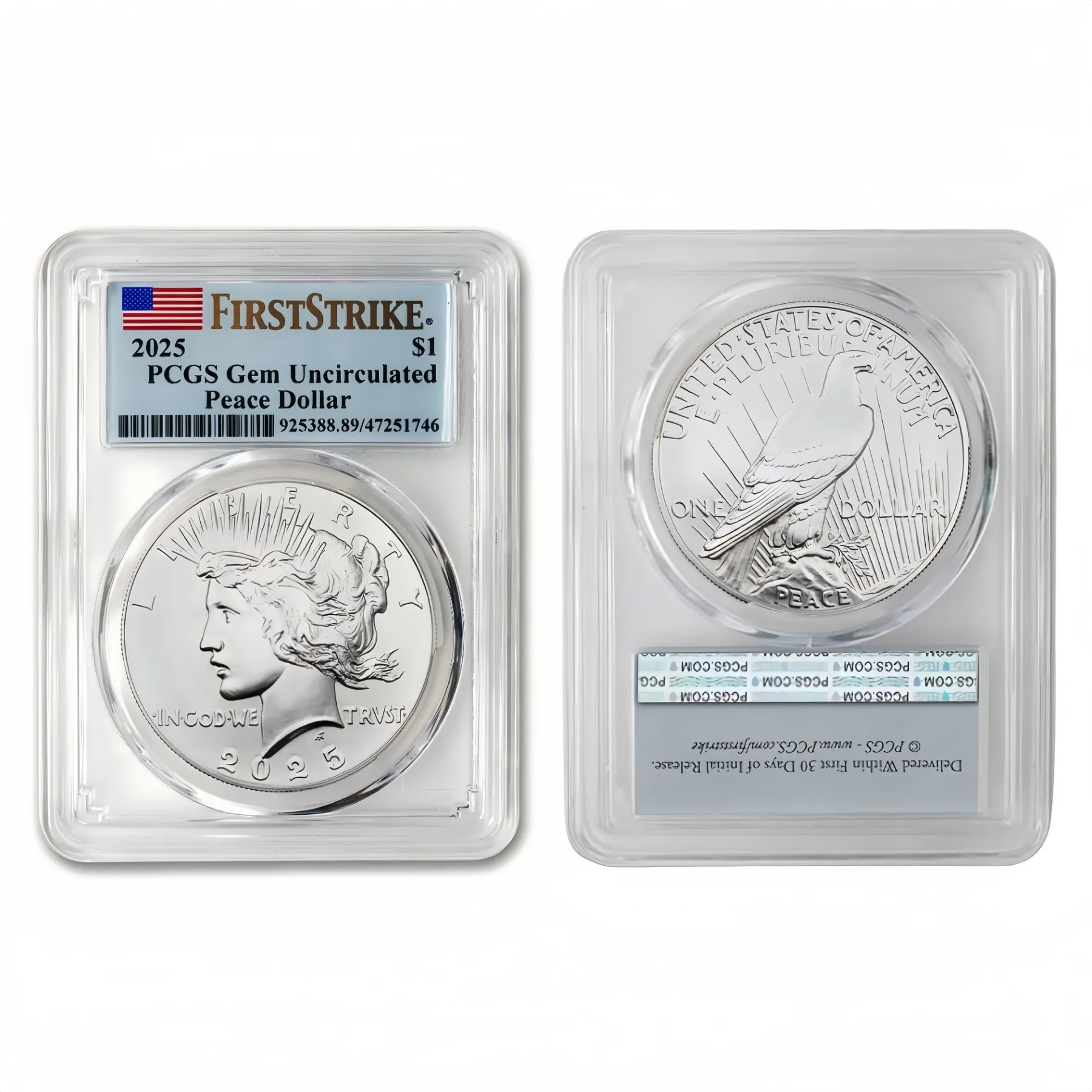 1 Oz 2025 Peace Silver Dollar – Pure Silver • Limited Release • Limited-Time Factory Price