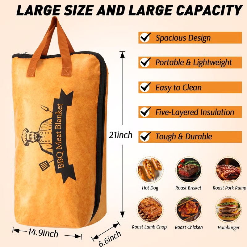 🔥 Elevate Your BBQ Game✨ BBQ Insulated bag - Keep Your Meat Juicy, Tender, and Full of Flavor! 🍖