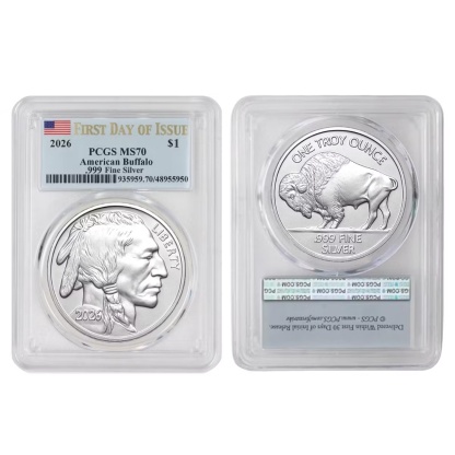 2026 1 Oz Buffalo Silver Rounds – Silver • Limited Release • Limited-Time Factory Price