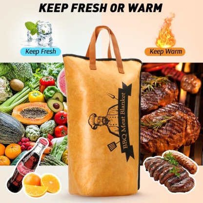 🔥 Elevate Your BBQ Game✨ BBQ Insulated bag - Keep Your Meat Juicy, Tender, and Full of Flavor! 🍖