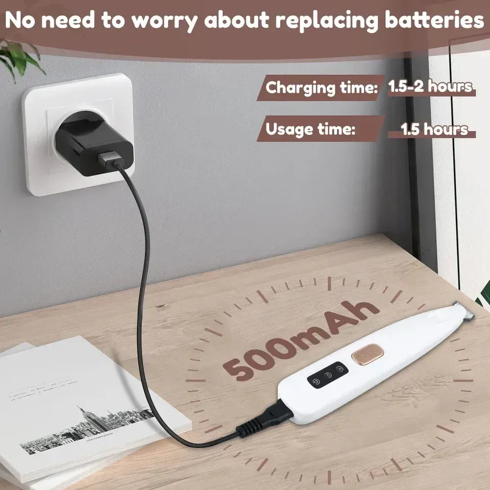 ⚡ Pawsitively Purrfect Grooming! Rechargeable Pet Hair Trimmer Kit ✨