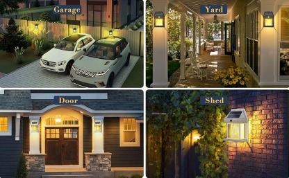 Powerful Solar Wall Lights with automatic activation