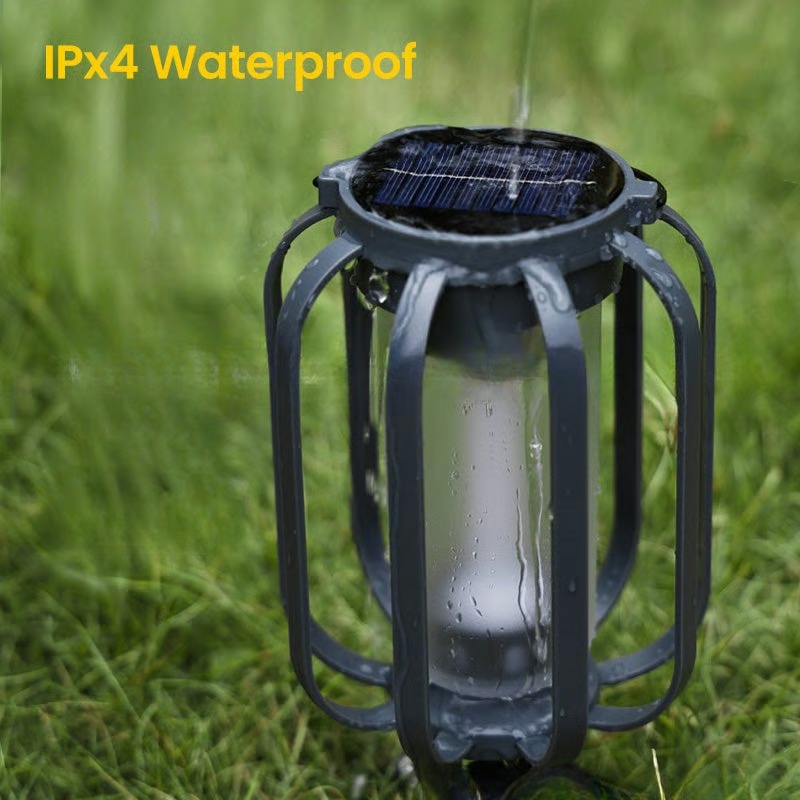 Solar lantern outdoor light with 4 Modes