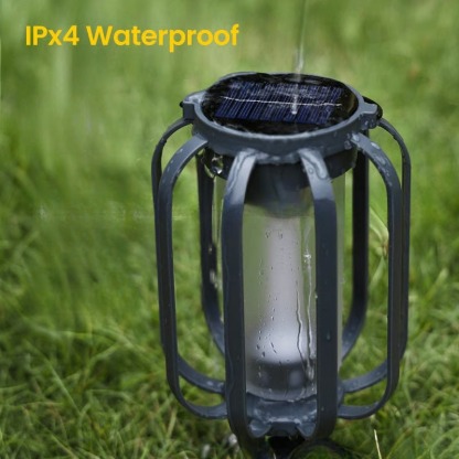 Solar lantern outdoor light with 4 Modes
