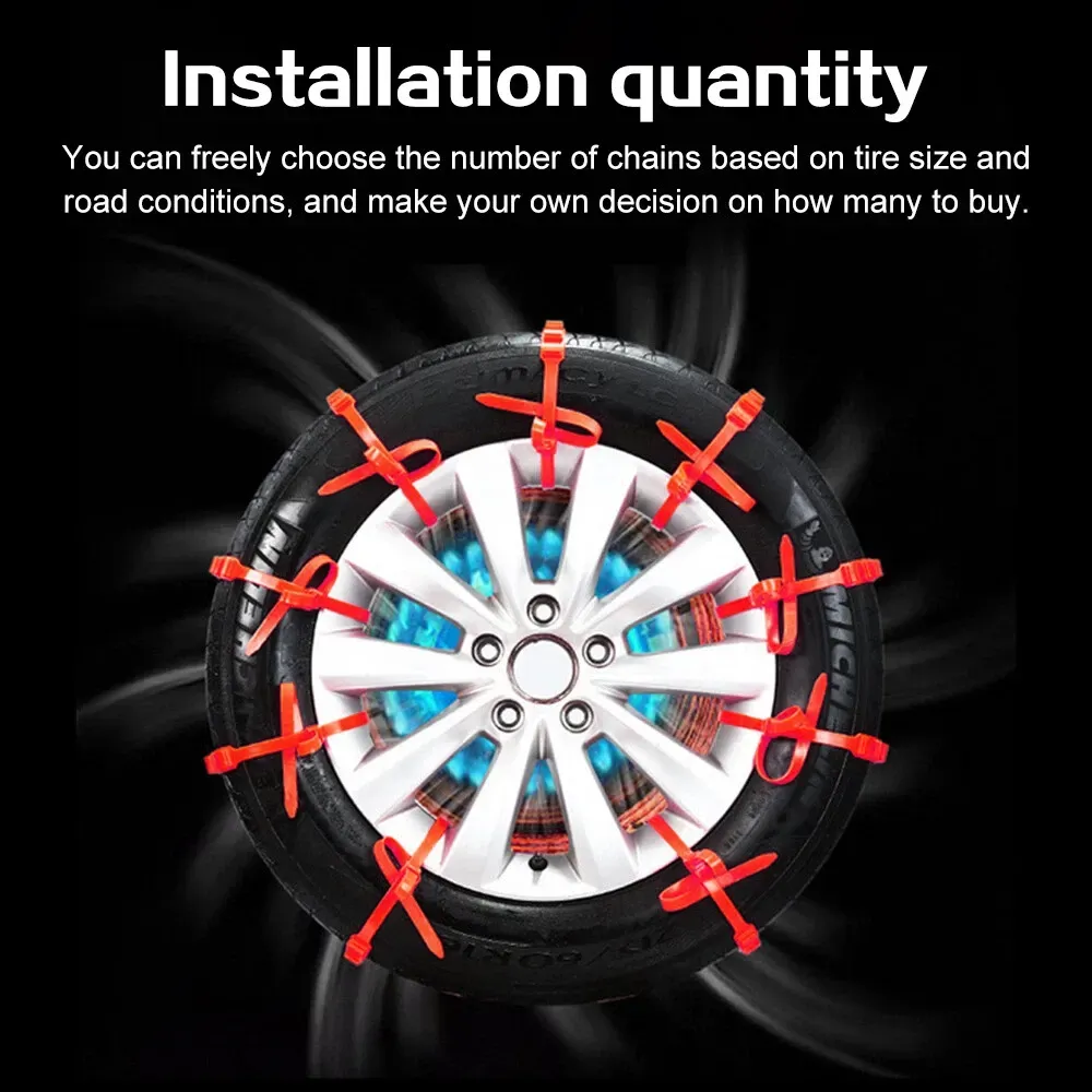 ❄️ 20/40X Universal Wheel Tire Snow Chains for Car & Truck