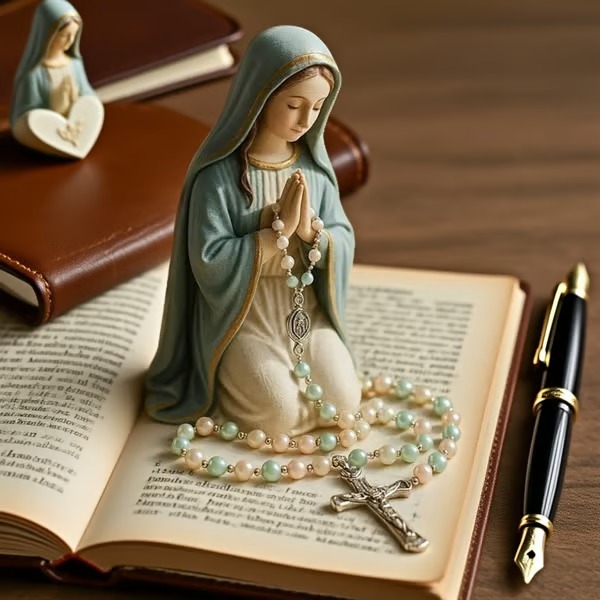 🎅 Christmas 49%OFF 🎄🔥Virgin Mary Rosary Holder - ⌛Limited Handmade Series