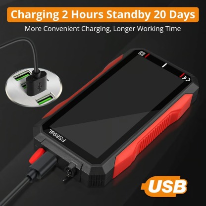 ⚡USB Rechargeable Digital Multimeter🔋– 6000 Counts, Large Color Screen & Backlight! 🛠️🔌