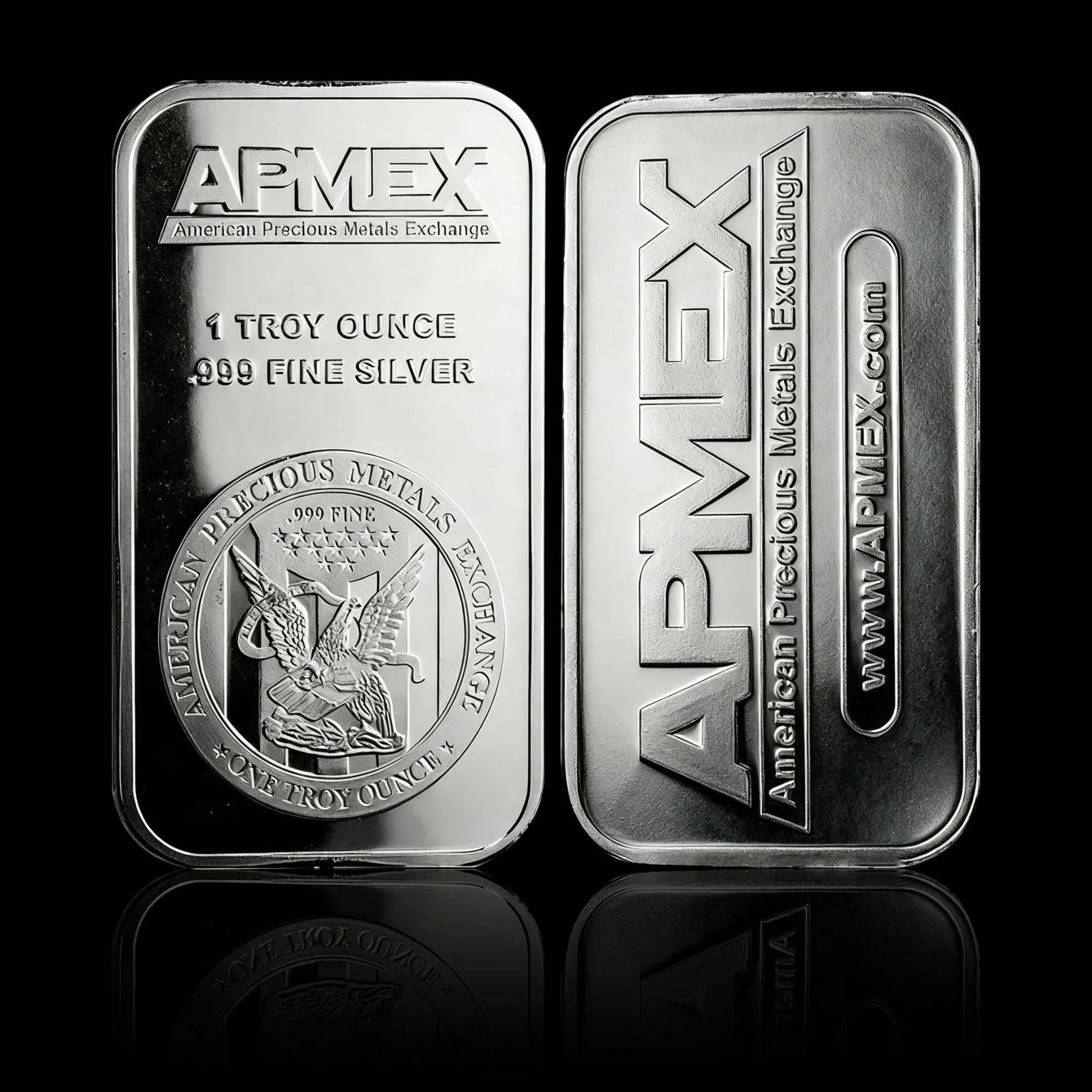 Last Day 60% OFF🔥🦅APMEX 1 oz .999 Fine Silver Bar – American Eagle Heritage for Collectors