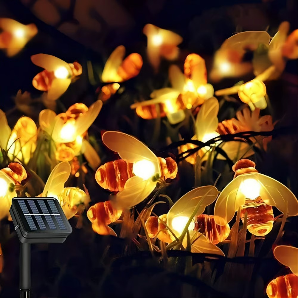 🐝Solar LED Bee String Lights
