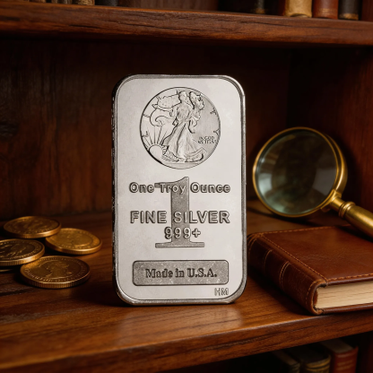 Last Day 60% OFF🔥 【 LOT OF 10 】1 Oz Walking Liberty Silver Bar