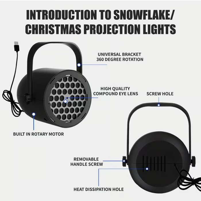 🎄🔌LED Christmas Projection Lamp|Christmas 49%OFF