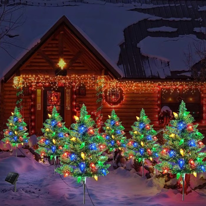 Solar-Powered Mini Christmas Tree🎄🎄