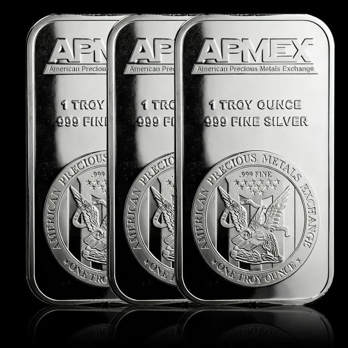 Last Day 60% OFF🔥🦅APMEX 1 oz .999 Fine Silver Bar – American Eagle Heritage for Collectors